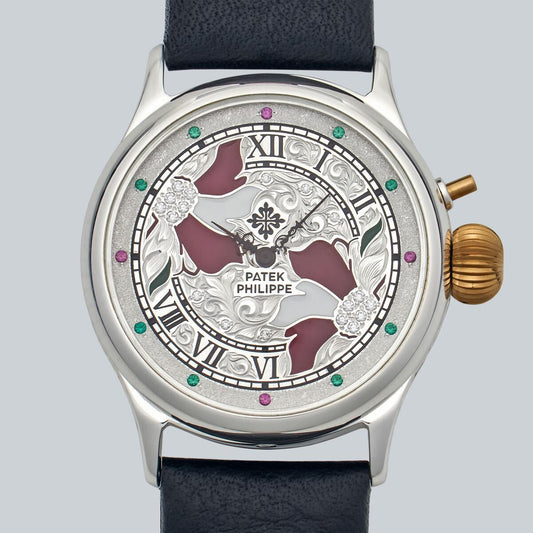 Marriage Watch Patek Philippe 40mm Men's Watch With Pocket Watch Design Hand-wound Skeleton