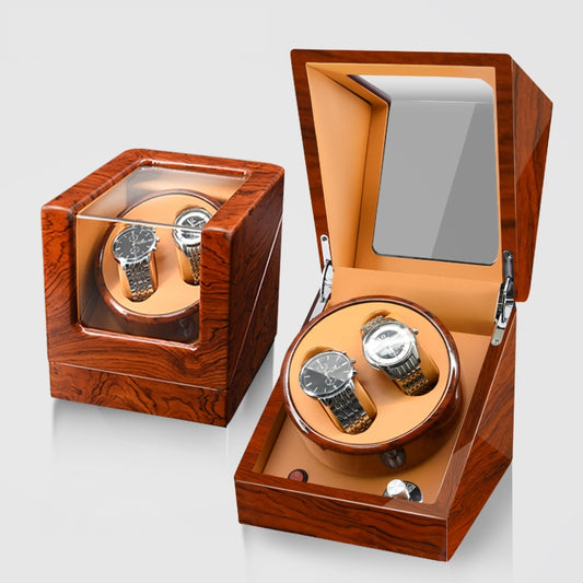 Watch Winder Box for Automatic Mechanical Dial for 2 Watches Luxury