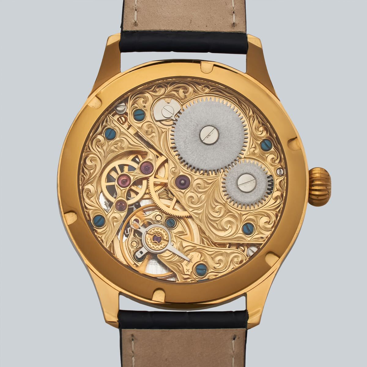 Japan Design Wristwatch 44mm Manual Winding
