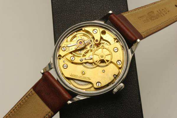 Jaeger-LeCoultre Manual Winding Stainless Steel Case 1940s Vintage Watch