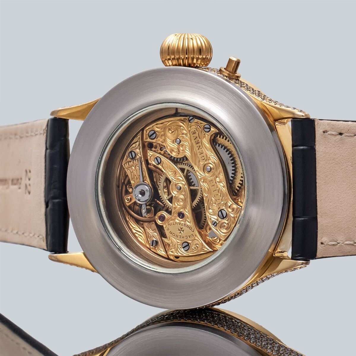 Marriage Watch Vacheron & Constantin 40mm Men's Watch Based On A Pocket Watch Hand-wound Skeleton