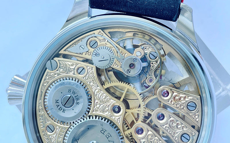 1930s Rolex Pocket Watch Movement Custom Clock Casino Dial Wristwatch