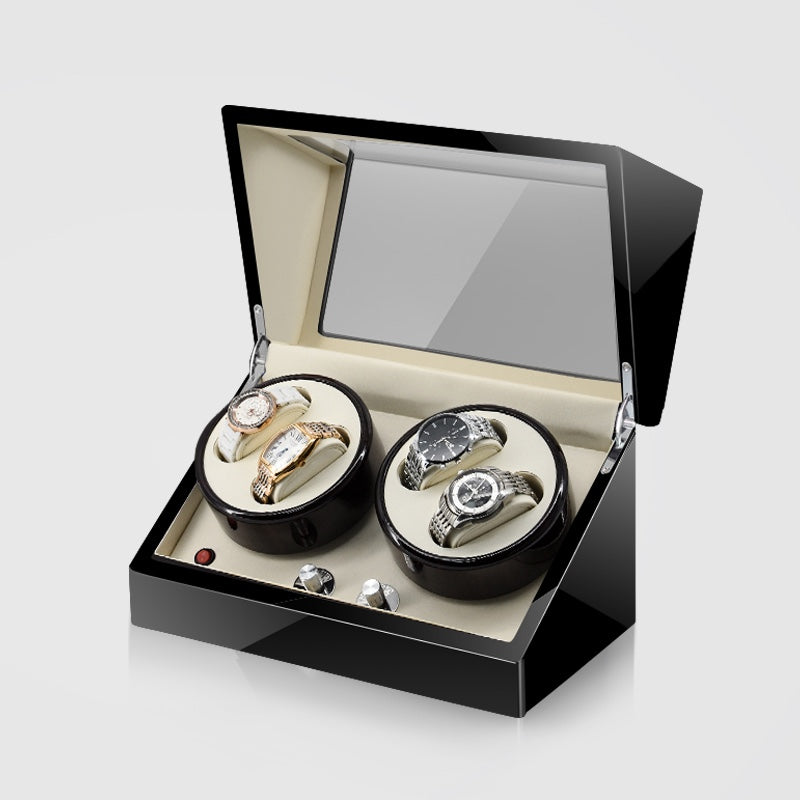 Watch Winder Box for Automatic Mechanical Dial for 4 Watches Luxury