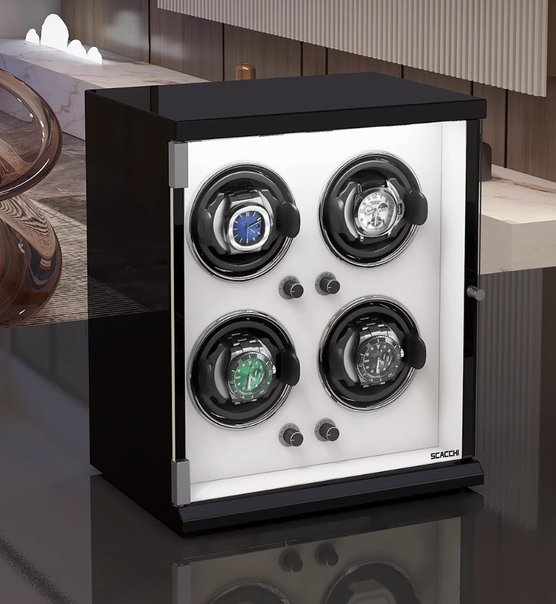 Automatic Mechanical Watch Winder Box for 12 Watch Vertical