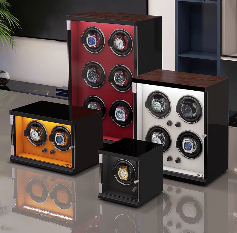 Automatic Mechanical Watch Winder Box for 16 Watch Vertical