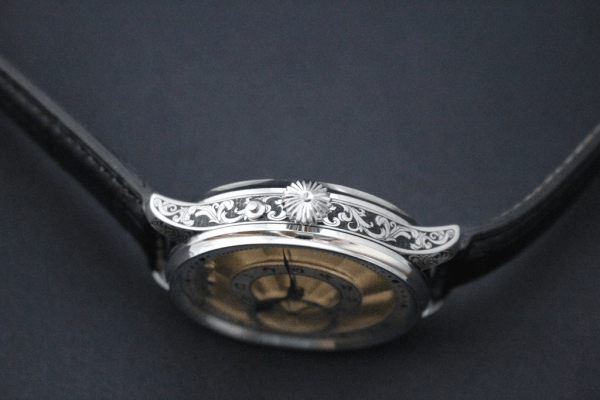 A 1900's Vacheron Constantin movement Pocket watch Custom wristwatch Back skeleton Constantin - Murphy Johnson Watches Co.