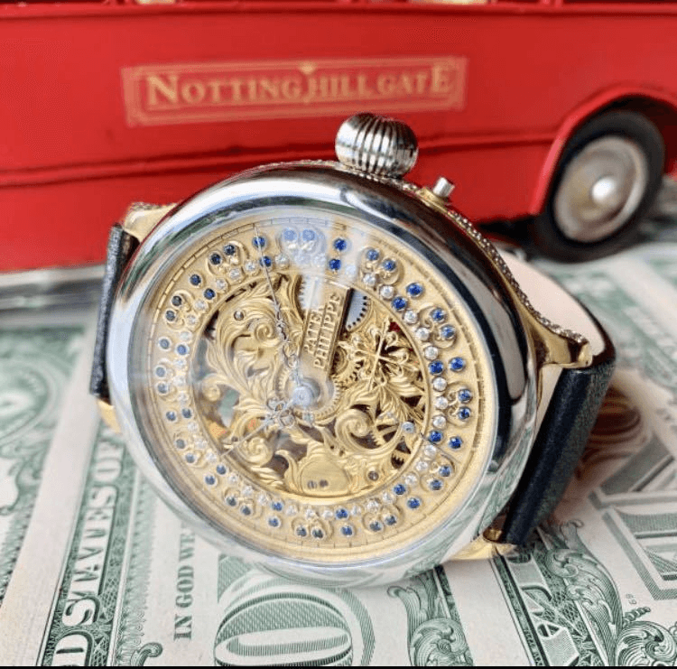A 49mm super luxurious antique watch, Made in 1889 with a Patek Philippe movement - Murphy Johnson Watches Co.