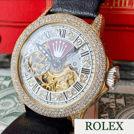 A super luxurious 46mm antique watch, Using a Rolex pocket watch manufactured in 1945 - Murphy Johnson Watches Co.