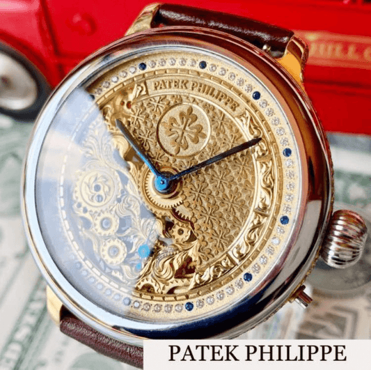 A super luxurious 48mm antique watch, Made in 1895 with a Patek Philippe movement - Murphy Johnson Watches Co.
