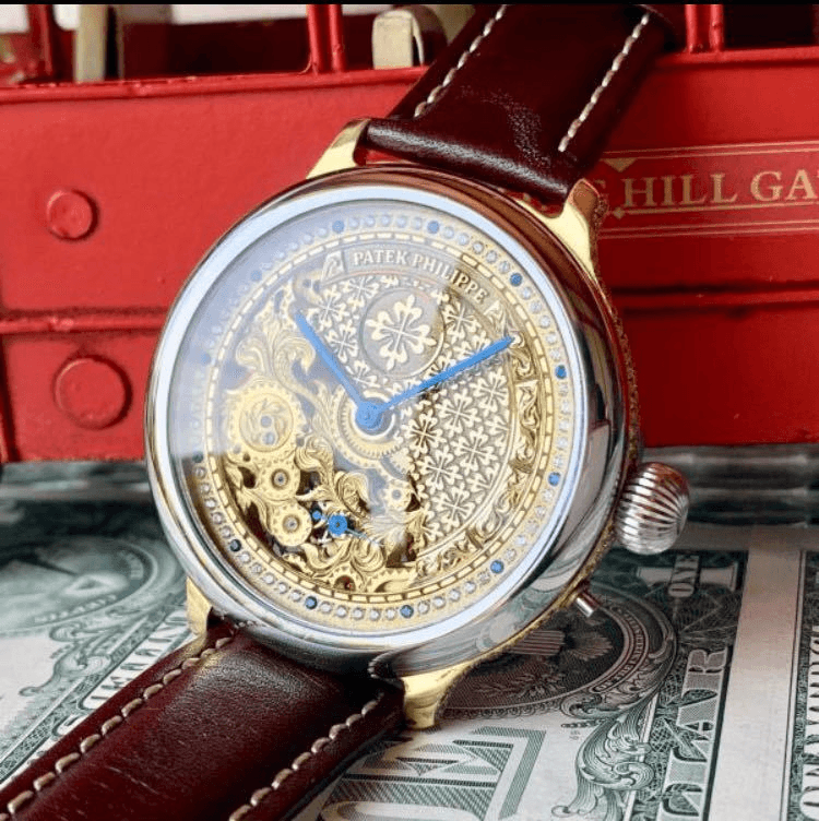 A super luxurious 48mm antique watch, Made in 1895 with a Patek Philippe movement - Murphy Johnson Watches Co.