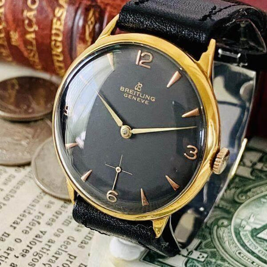 Breitling Wristwatch Geneva Manual 1940s Men's Women's - Murphy Johnson Watches Co.
