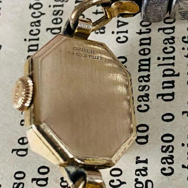 Gruen veri-thin 10KGF manual winding men's women's vintage analog watch - Murphy Johnson Watches Co.