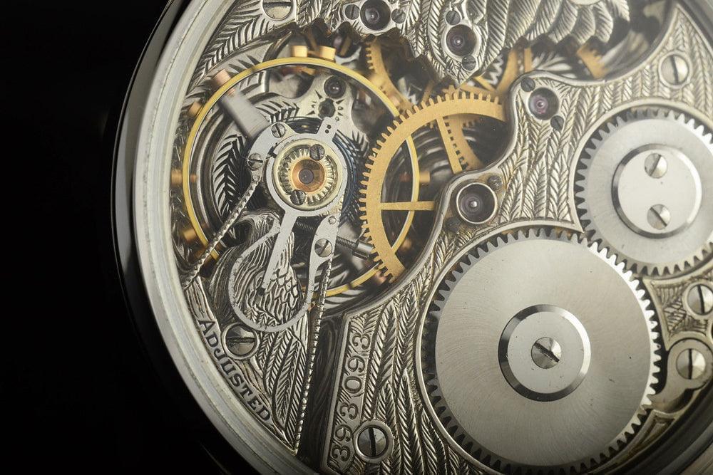 Hamilton Pocket Watch Recased Custom Watch Engraving 1906 - Murphy Johnson Watches Co.