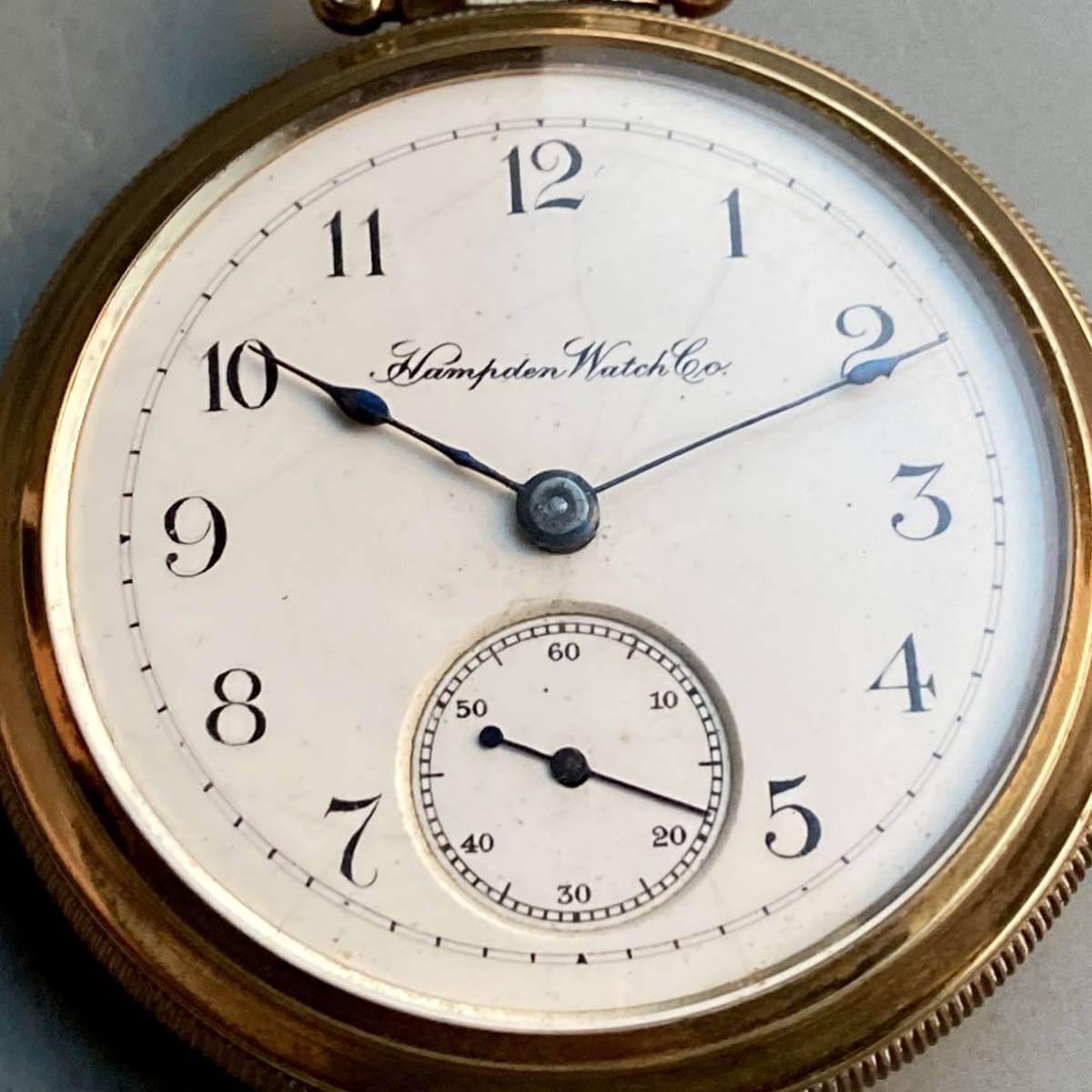 Hampden watch hotsell company pocket watch