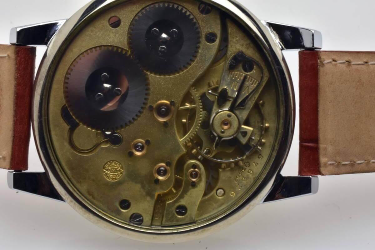 IWC pocket watch move Cal52 modified wristwatch 1930's - Murphy Johnson Watches Co.