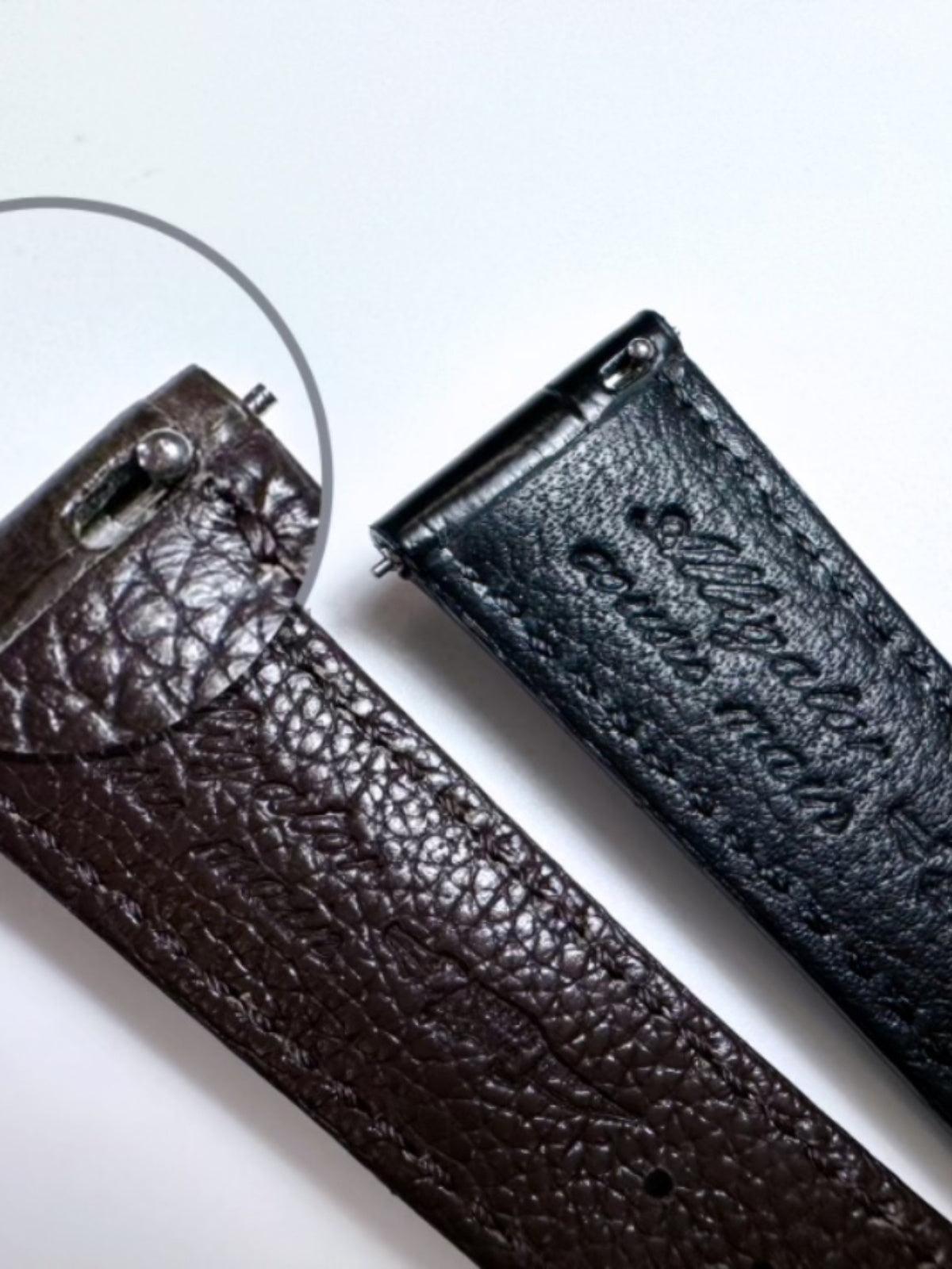 IWC Portofino Watch Brown Leather Strap 20mm American Crocodile Leather Bamboo Pattern Waterproof - Murphy Johnson Watches Co.