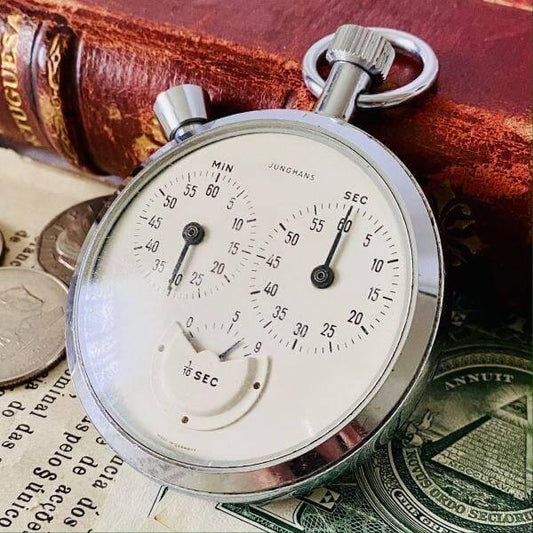 Junghans Pocket Watch Luxury Stopwatch Good Condition 55mm - Murphy Johnson Watches Co.