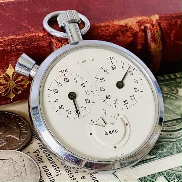 Junghans Pocket Watch Luxury Stopwatch Good Condition 55mm - Murphy Johnson Watches Co.