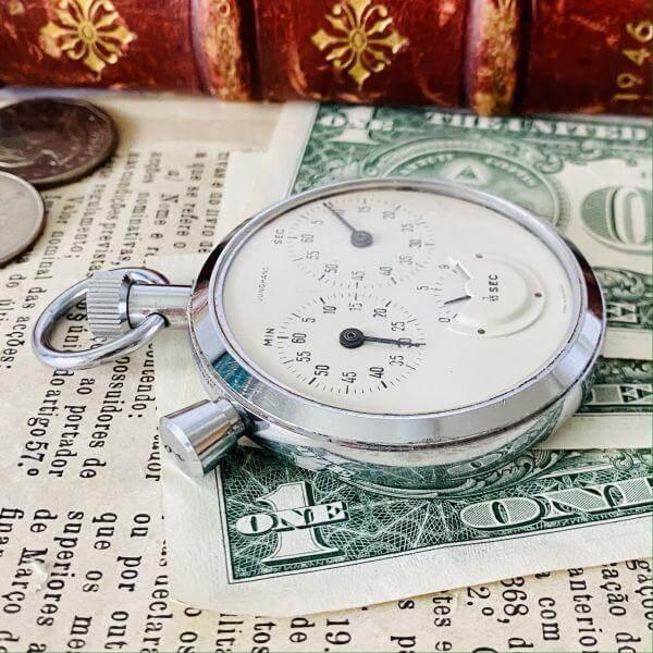 Junghans Pocket Watch Luxury Stopwatch Good Condition 55mm - Murphy Johnson Watches Co.