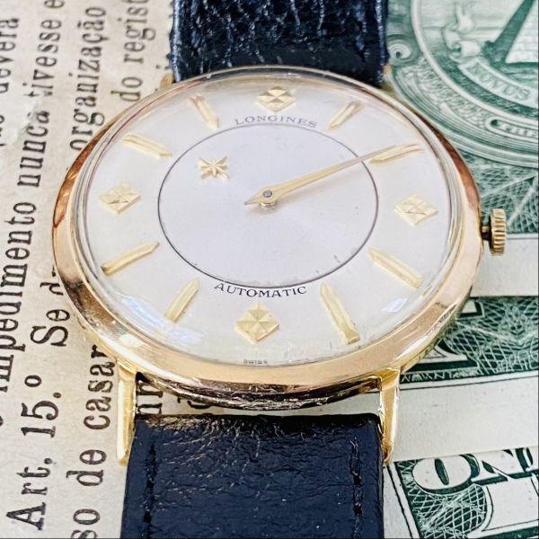 Longines Wristwatch Mystery Dial Automatic 1950 s 10KGF Men s Women s Vintage