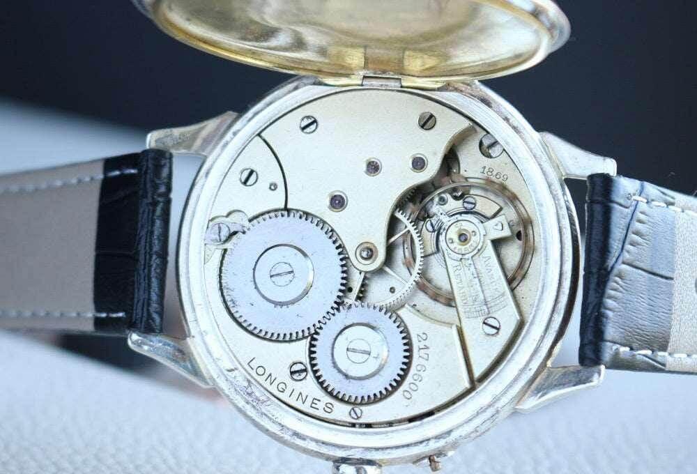 Longines Wristwatch Pocket Watch Movement convereted 1908 - Murphy Johnson Watches Co.