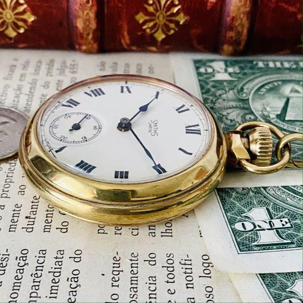 Luxury Pocket Watch Good Condition Smith 51mm Men's Women's Vintage Analog Manual Winding Gentleman's Country UK Overhauled Rare - Murphy Johnson Watches Co.