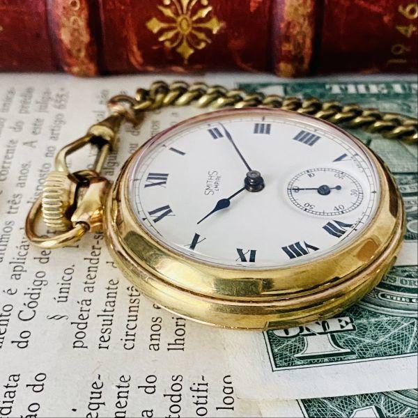 Luxury Pocket Watch Good Condition Smith 51mm Men's Women's Vintage Analog Manual Winding Gentleman's Country UK Overhauled Rare - Murphy Johnson Watches Co.