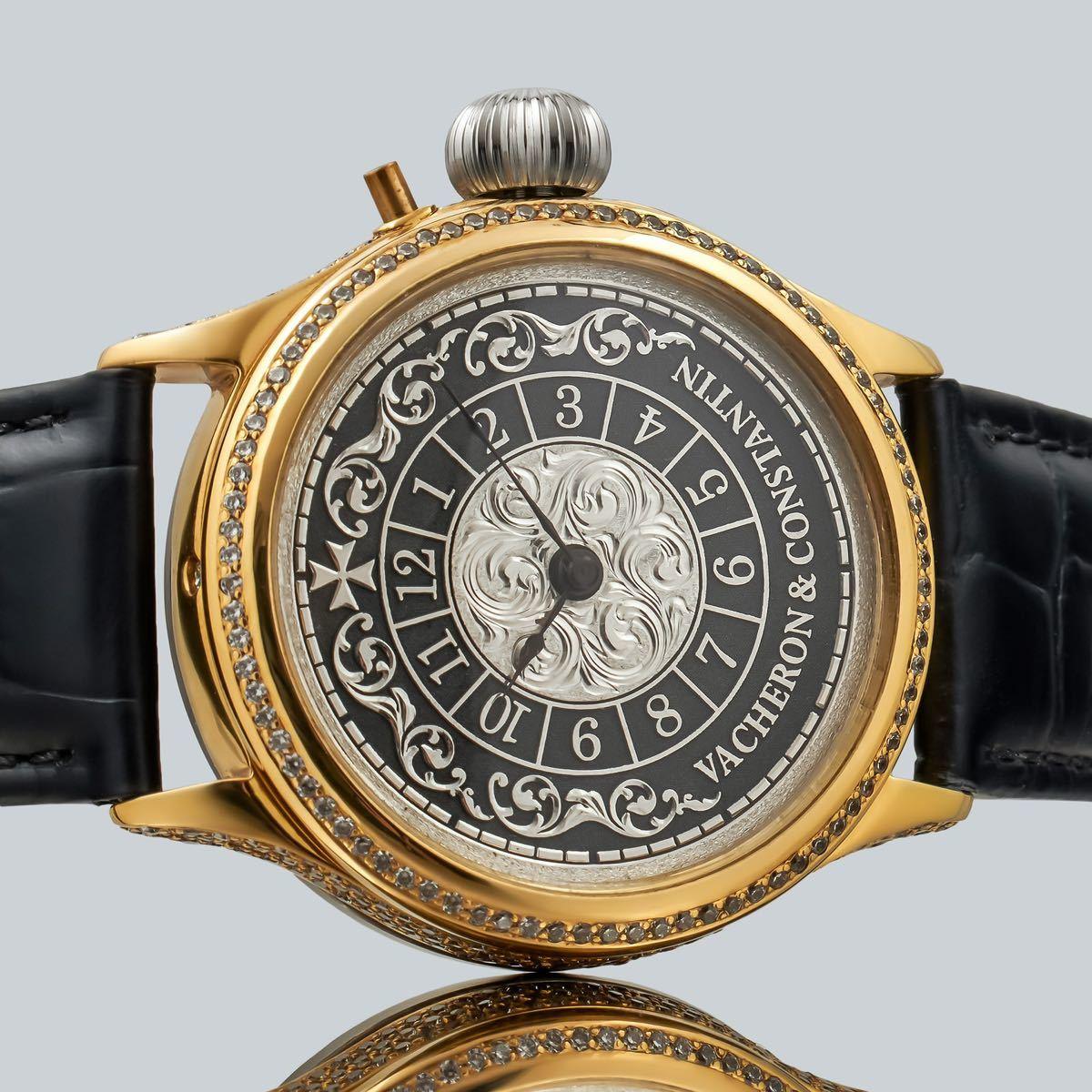 Marriage watch VACHERON & CONSTANTIN 40mm men's watch with a pocket watch half year warranty Manual winding skeleton - Murphy Johnson Watches Co.