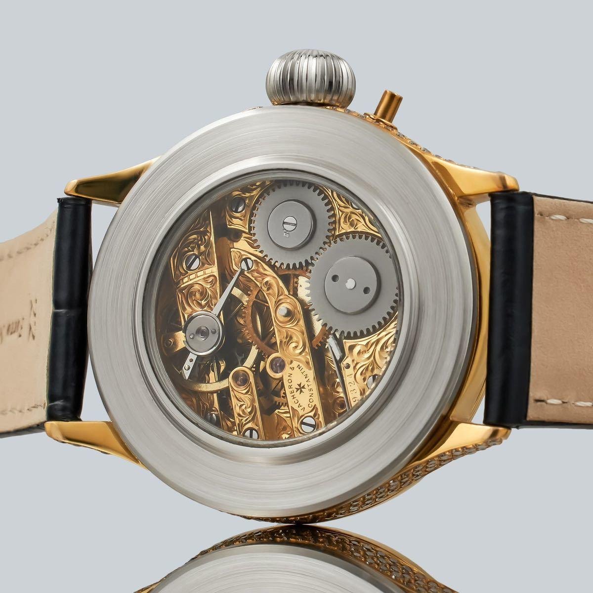 Marriage watch VACHERON & CONSTANTIN 40mm men's watch with a pocket watch half year warranty Manual winding skeleton - Murphy Johnson Watches Co.