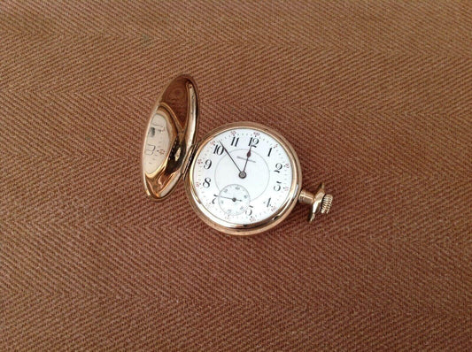 Masonic Pocket Watch Burlington Grade 106 19 Jewels 1915 - Murphy Johnson Watches Co.