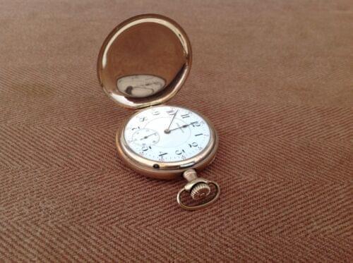 Masonic Pocket Watch Burlington Grade 106 19 Jewels 1915 - Murphy Johnson Watches Co.