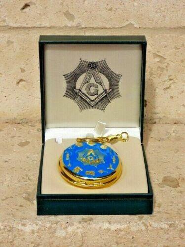 Masonic Pocket Watch Freemason Symbol Compasses Mason - Murphy Johnson Watches Co.
