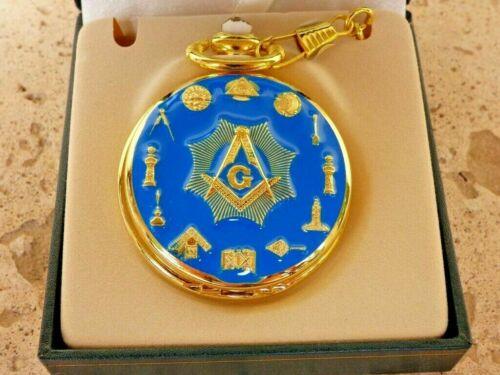 Masonic Pocket Watch Freemason Symbol Compasses Mason - Murphy Johnson Watches Co.