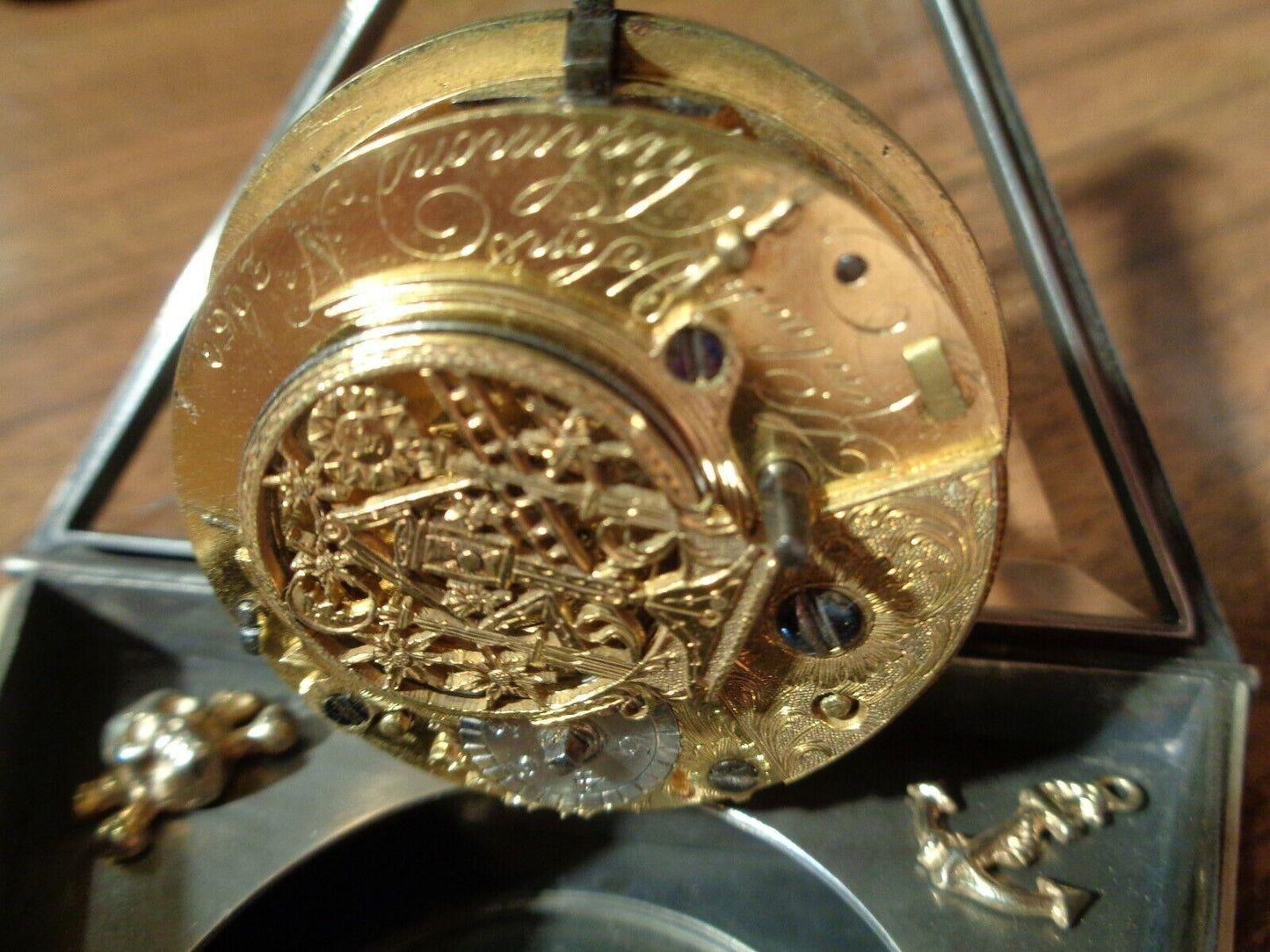 Masonic Pocket Watch Unique Huge Xviii Century Pearl - Murphy Johnson Watches Co.