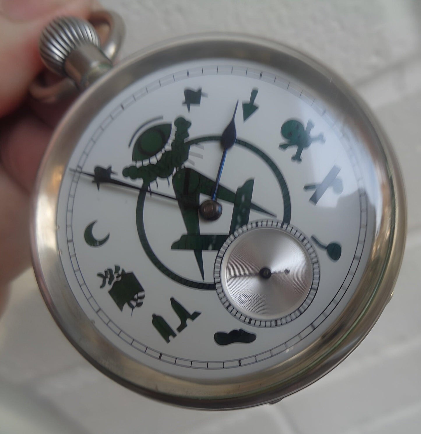 Masonic Pocket Watch Vintage Mechanical Limited Swiss - Murphy Johnson Watches Co.