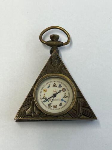 Masonic Pocket Watch Vintage Mechanical Triangular - Murphy Johnson Watches Co.