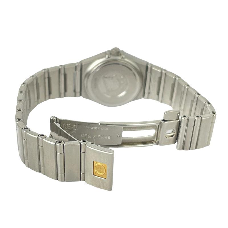 Omega Constellation Mini 50th Anniversary Model 12P Diamond Bezel Quartz 1460.75 Watch Ladies Used - Murphy Johnson Watches Co.
