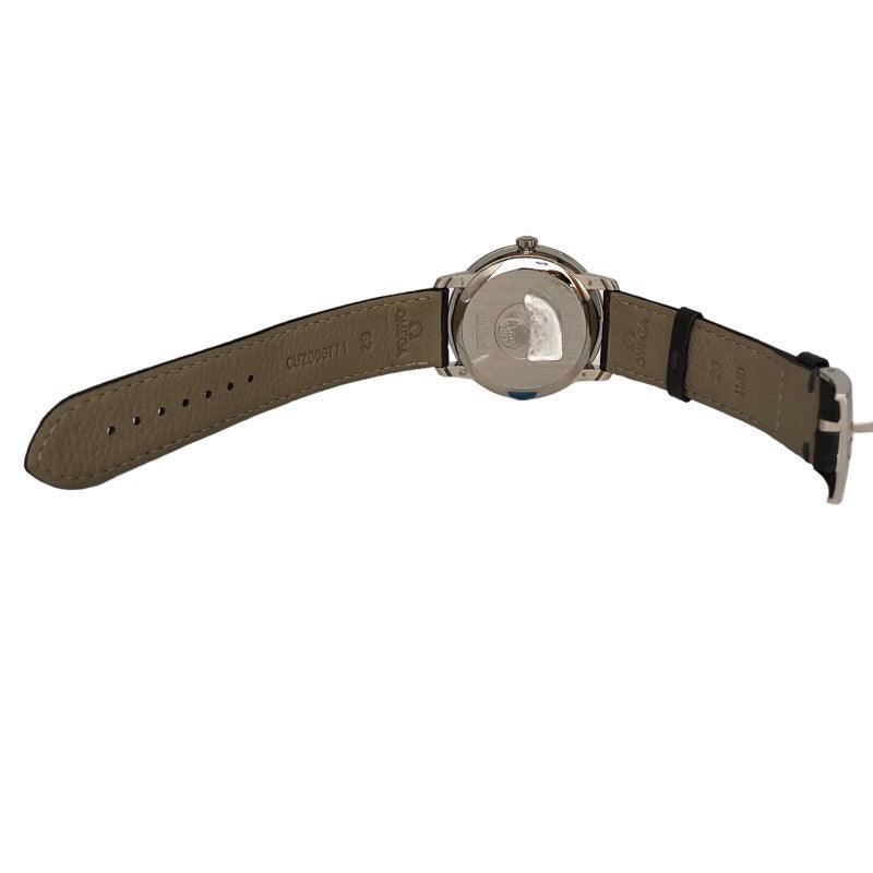 Omega De Ville 424.53.40.20.04.002 Silver K18 White Gold Watch Men's Used - Murphy Johnson Watches Co.