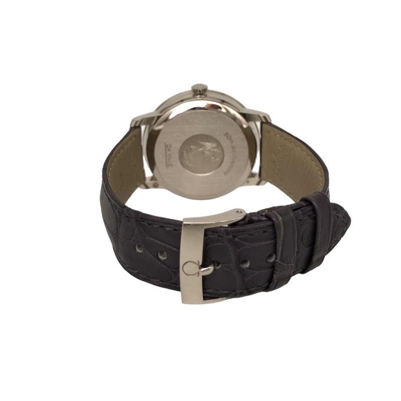 Omega Devil Prestige 50th Anniversary Model 424.53.40.20.04.002 K18 White Gold Watch Men's Used - Murphy Johnson Watches Co.