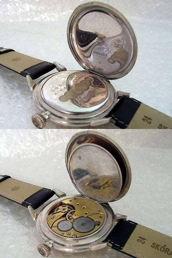 Omega Pocket Watch Custom Wristwatch Masonic Solid Silver - Murphy Johnson Watches Co.