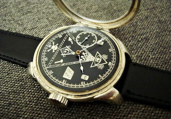 Omega Pocket Watch Movement Custom Watches Freemasons - Murphy Johnson Watches Co.