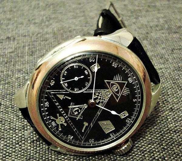 Omega Pocket Watch Movement Custom Watches Freemasons - Murphy Johnson Watches Co.