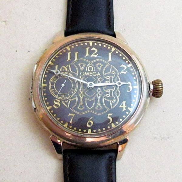 Omega Pocket Watch Movement Custom Wristwatch Silver 1920s - Murphy Johnson Watches Co.