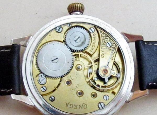 Omega Pocket Watch Movement Custom Wristwatch Silver 1920s - Murphy Johnson Watches Co.