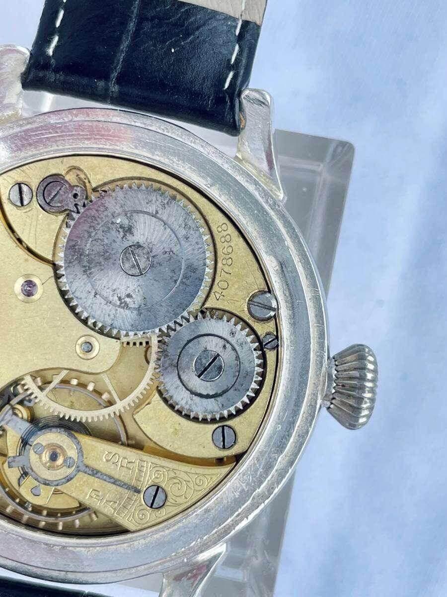 Omega Pocket Watch Movement Solid Silver Wristwatch 1912 - Murphy Johnson Watches Co.