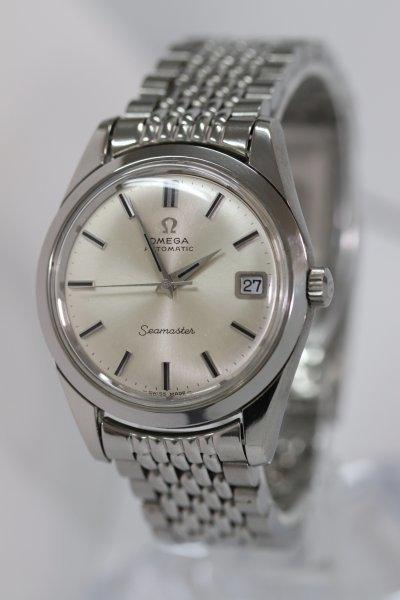 Omega Seamaster Antique Silver Genuine Rice Bracelet Dial Automatic Winding - Murphy Johnson Watches Co.