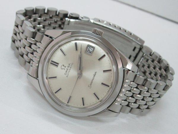 Omega Seamaster Antique Silver Genuine Rice Bracelet Dial Automatic Winding - Murphy Johnson Watches Co.