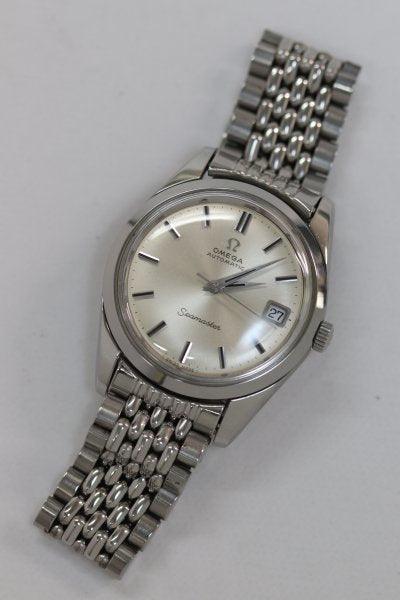 Omega Seamaster Antique Silver Genuine Rice Bracelet Dial Automatic Winding - Murphy Johnson Watches Co.