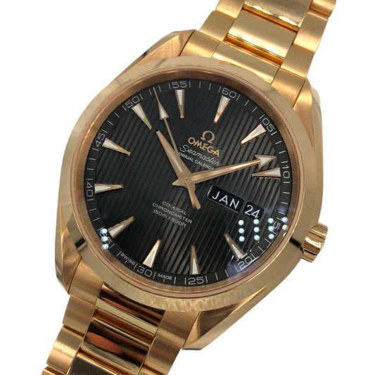 Omega Seamaster Aqua Terra 231.50.43.22.06.003 Gold K18PG Watch Men's Used - Murphy Johnson Watches Co.