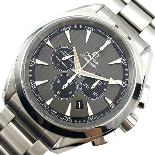 Omega Seamaster Aqua Terra Co-Axial Chronometer 231.10.44.50.06.001 Gray/Black SS Watch Men's Used - Murphy Johnson Watches Co.